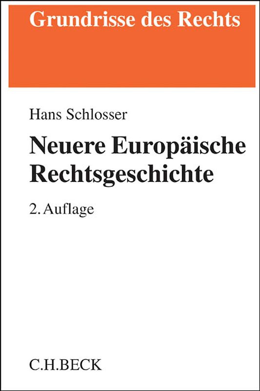 Neuere Europäische Rechtsgeschichte
