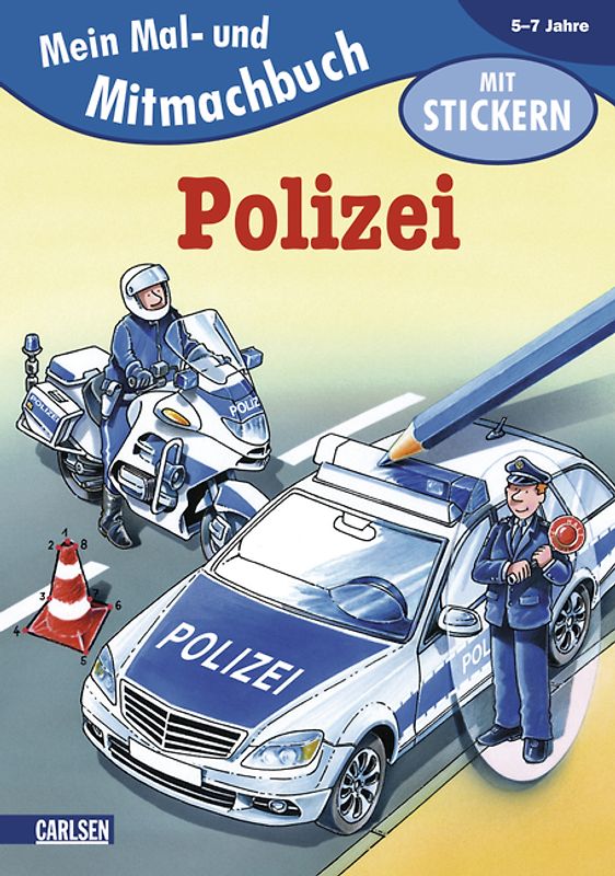 Mal- und Mitmachbuch, Band 16: Polizei