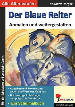 Der Blaue Reiter anmalen und weitergestalten