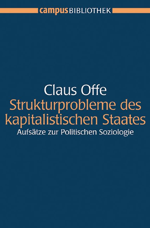 Strukturprobleme des kapitalistischen Staates