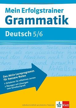Mein Erfolgstrainer Grammatik Deutsch 5/6