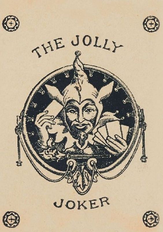 Carnet Blanc, Carte À Jouer, Joker