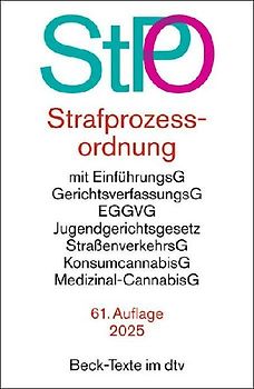 Strafprozessordnung. StPO