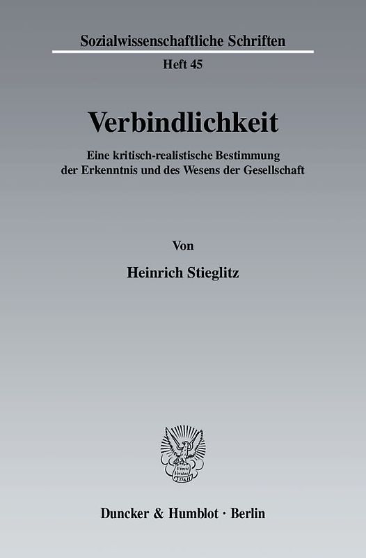 Verbindlichkeit.