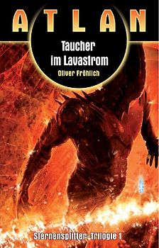 Taucher im Lavastrom
