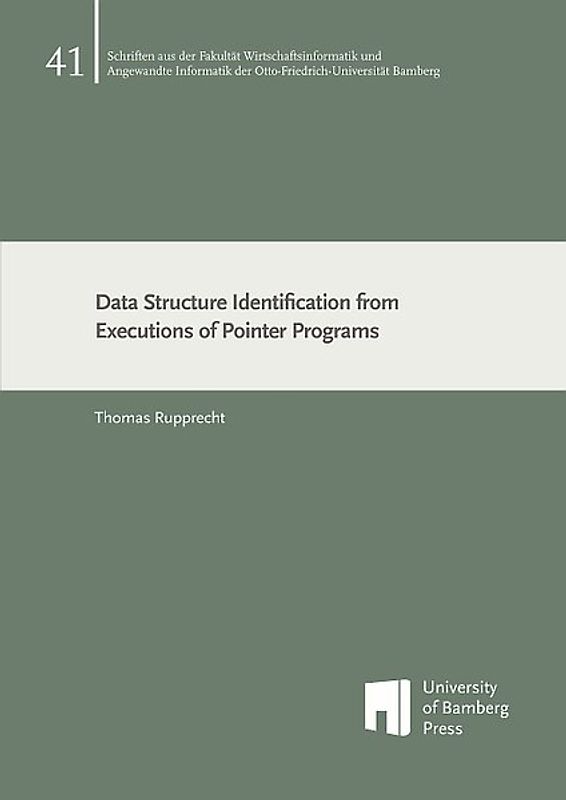 Data Structure Identification from Executions of Pointer Programs