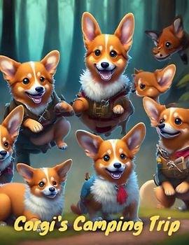 Corgi Camping Trip: Short Stories for kid's About Corgi Dog I Adventure story for kids featuring cute corgi dog I Animal stories for Kid's readers I Gift for kid's