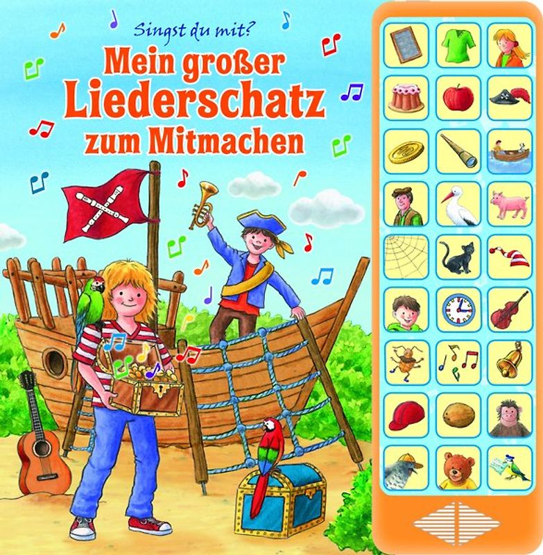Mein großer Liederschatz zum Mitmachen - Hardcover-Buch - 27 Kinderlieder zum Mitsingen