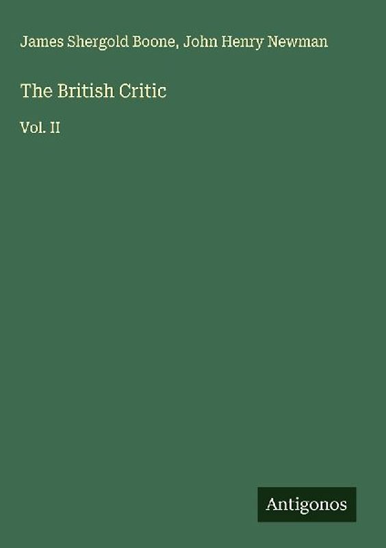 The British Critic