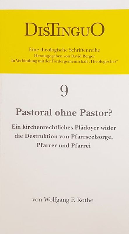 Pastoral ohne Pastor?