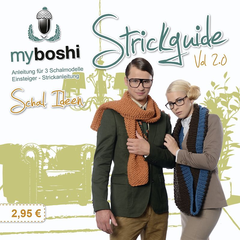 myboshi Strickguide Vol. 2.0. 3 Schalideen zum Nachstricken
