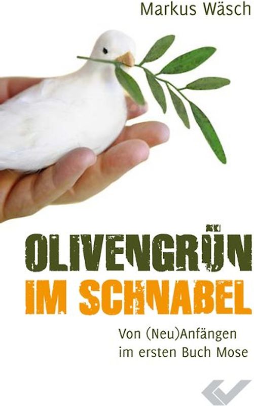 Olivengrün im Schnabel