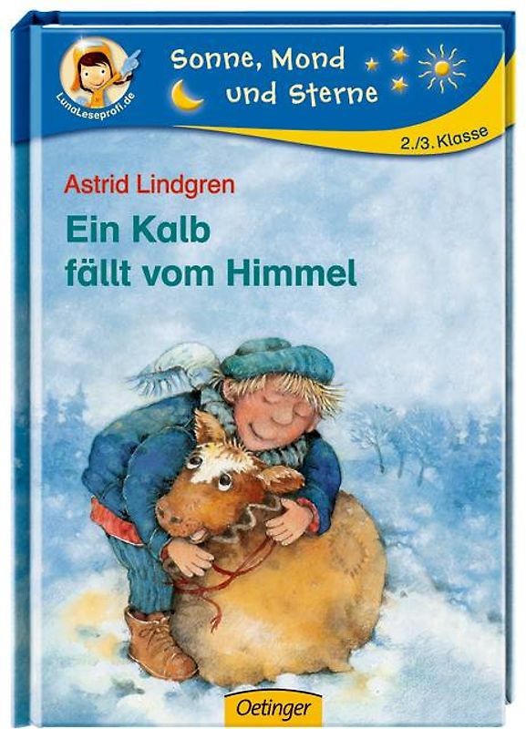 Ein Kalb fällt vom Himmel