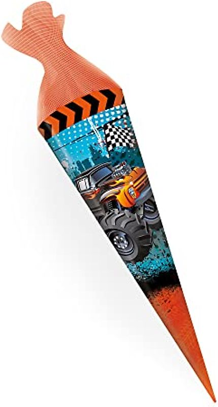 Trötsch Schultüte 22 cm Monstertruck: Schultüte Einschulungstüte Zuckertüte Geschwistertüte