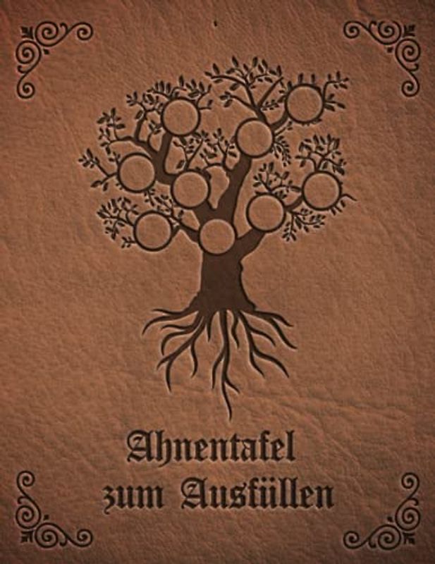 Ahnentafel zum Ausfüllen: Buch für Hobby Ahnenforschung für mehrere Generationen, Familien Stammbaum und Familiengeschichte für Ahnenbuch, Stammbuch ... Datenblätter & Rechercheprotokolle, Weltkarte