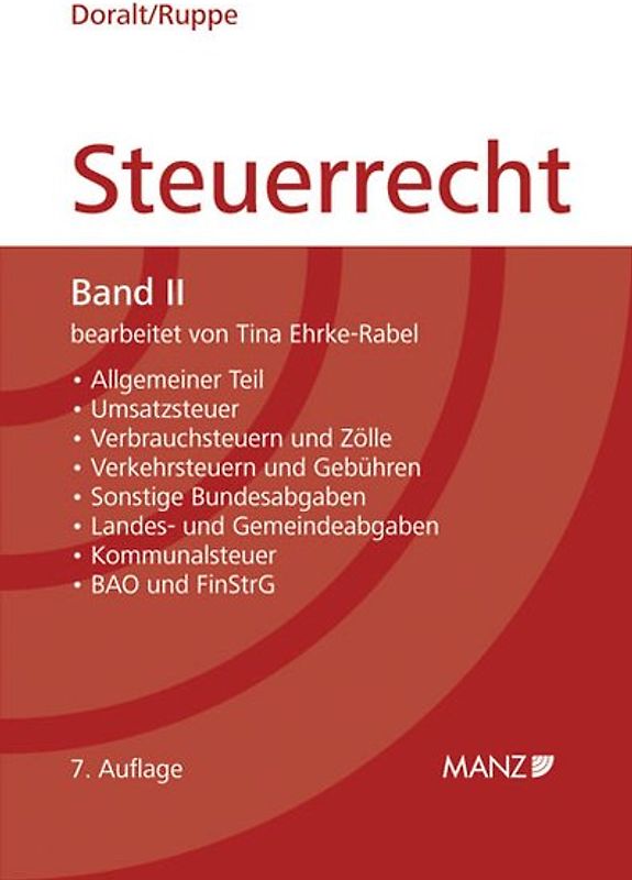 Grundriss des Österreichischen Steuerrechts - Band II