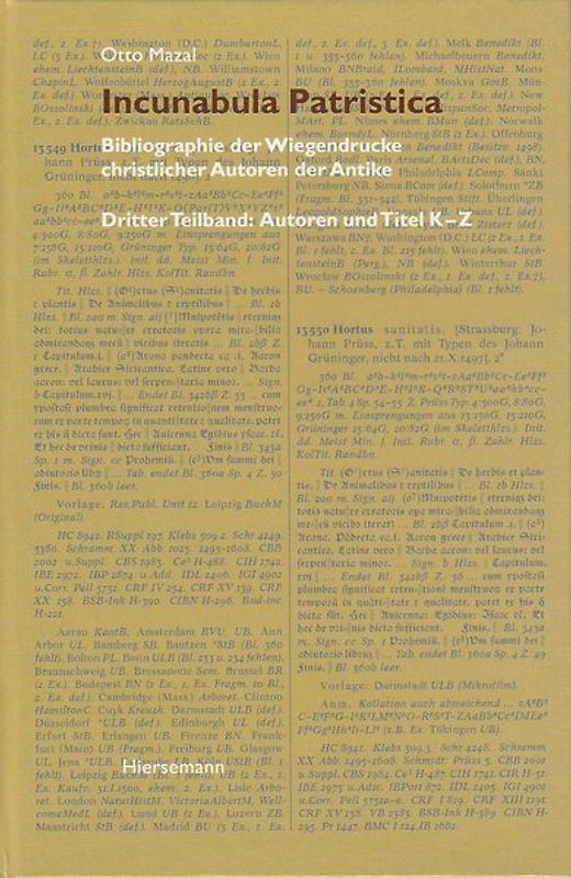 Incunabula Patristica