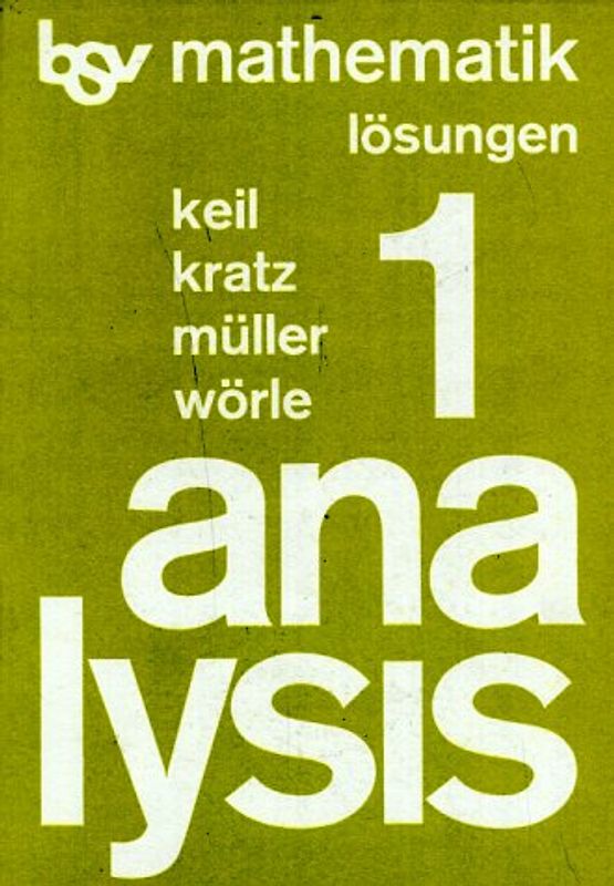 Analysis. Lösungen