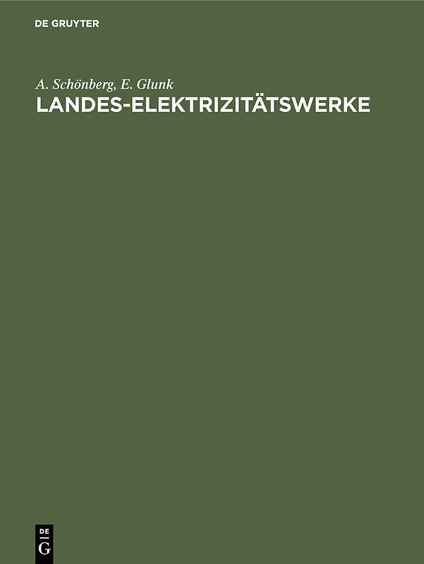 Landes-Elektrizitätswerke