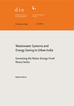 Wastewater systems and energy saving in urban India