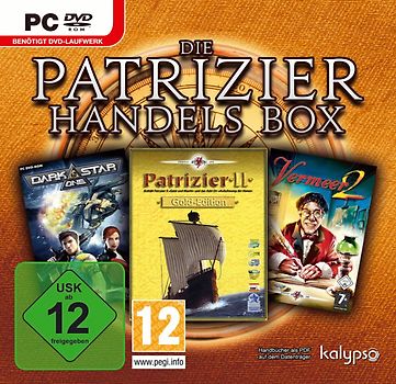 Die Patrizier & Händler Box (Patrizier 2 Gold / Vermeer 2 / Dark Star One) PC Spiele