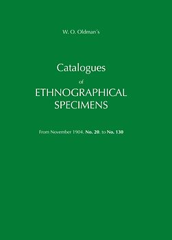 Catalogues of ETHNOGRAPHICAL SPECIMENS