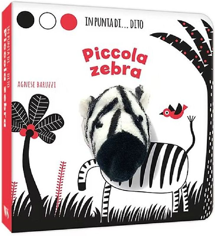 Piccola zebra. In punta di dito