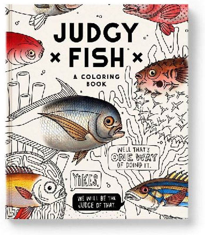 Judgy Fish Coloring Book