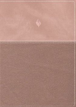 Rvr60, Biblia de Estudio de la Vida Plena, Edición Clásica, Leathersoft DOS Tonos Oro Rosa, Palabras de Jesús En Rojo, Comfort Print