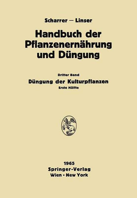 Düngung der Kulturpflanzen