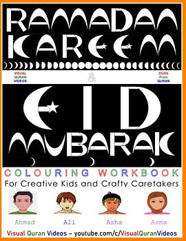 RAMADAN KAREEM & EID MUBARAK Colouring Workbook: For Creative Kids and Crafty Caretakers