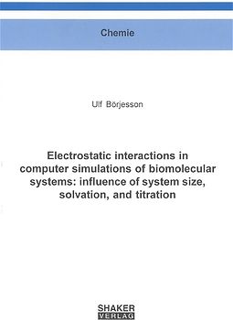 Electrostatic interactions in computer simulations of biomolecular systems: influence of system size, solvation, and titration