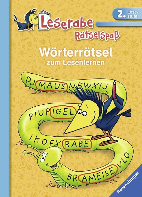 Leserabe: Wörterrätsel zum Lesenlernen (2. Lesestufe)
