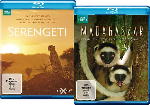 Bundle:Serengeti/Madagaskar Ltd Blu-ray Disc