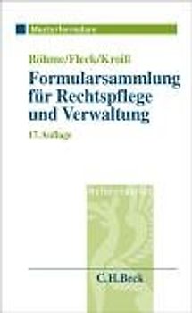 Formularsammlung für Rechtspflege und Verwaltung