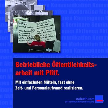 Betriebliche Öffentlichkeitsarbeit mit Pfiff