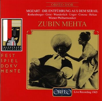 Heltau - Mozart: Die Entführung aus dem Serail (Gesamtaufnahme) Aufnahme Live Salzburg 1965)