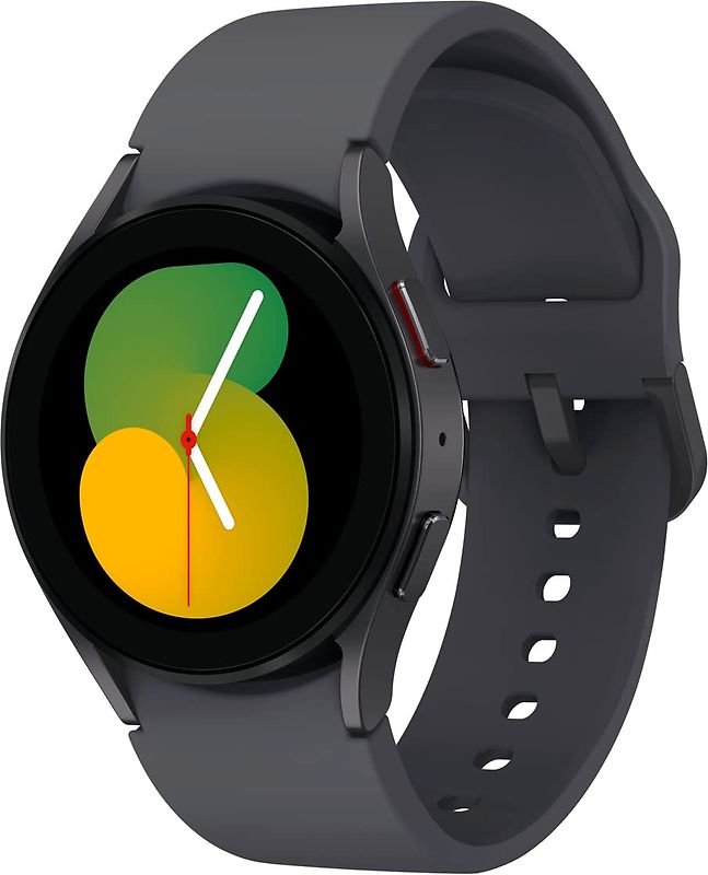Samsung Galaxy Watch5 40 mm Boîtier en aluminium couleur graphite avec bracelet Sport S/M couleur graphite [Wi-Fi + 4G]
