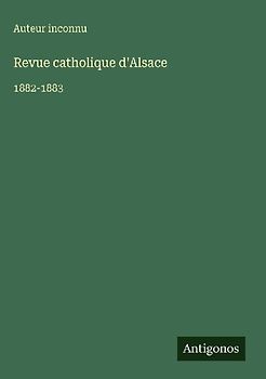 Revue catholique d'Alsace