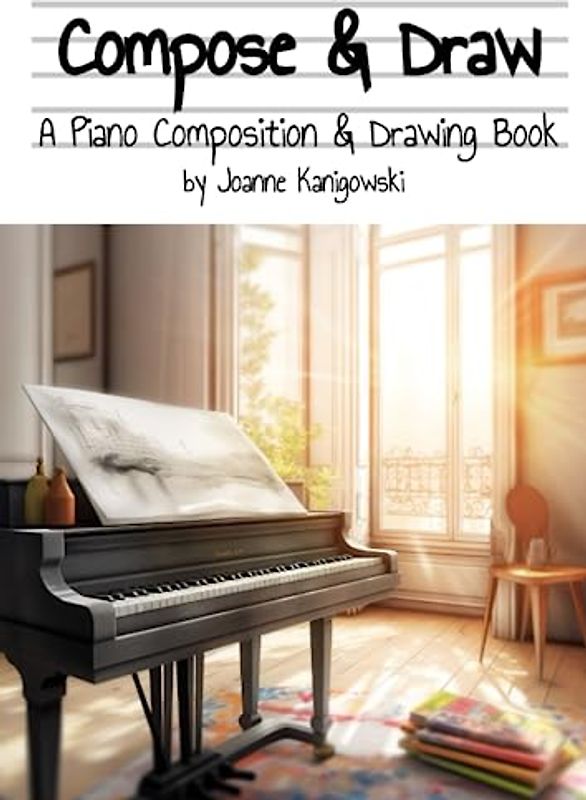 Compose and Draw: A Piano Composition and Drawing Book (The Piano Composing Book Series)