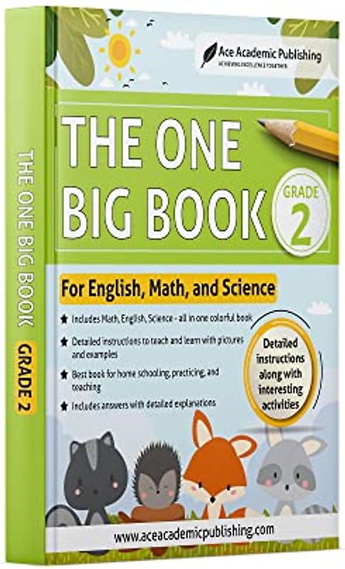The One Big Book - Grade 2: For English, Math and Science