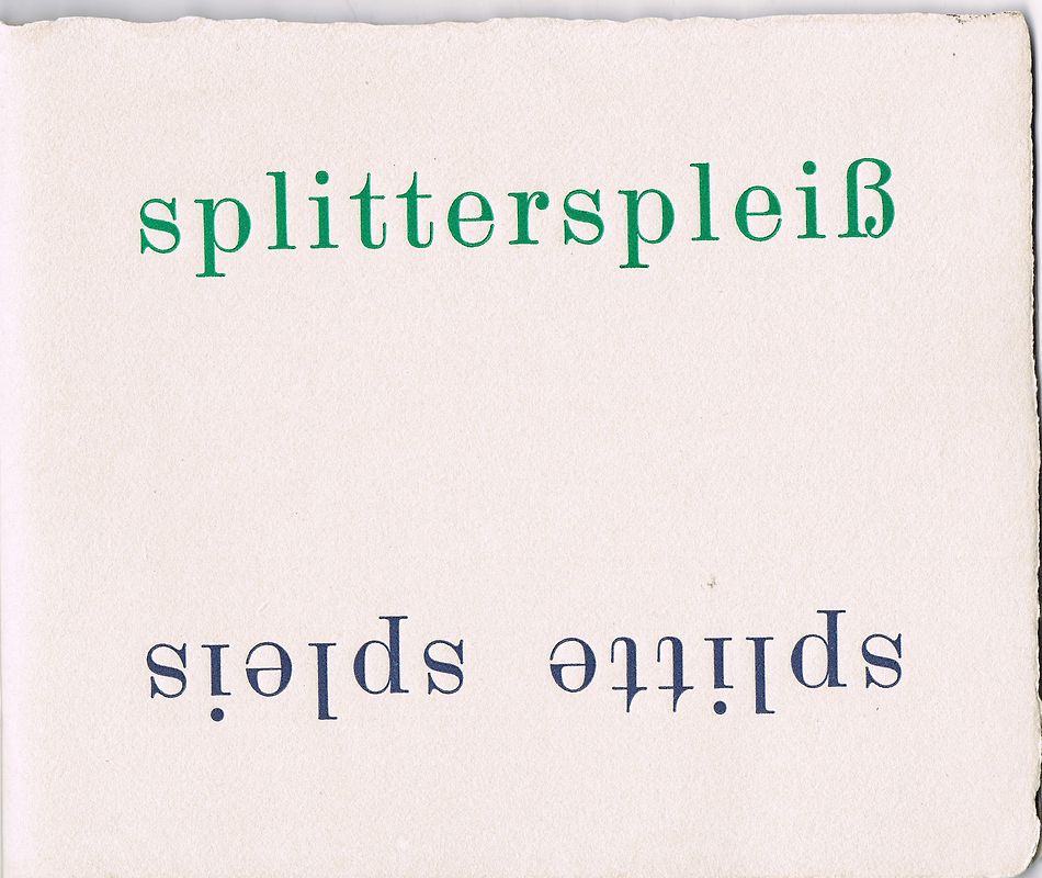 Splittespleis. splitterspleiß