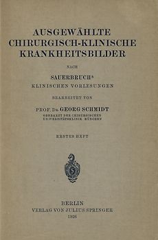 Ausgewählte Chirurgisch-Klinische Krankheitsbilder