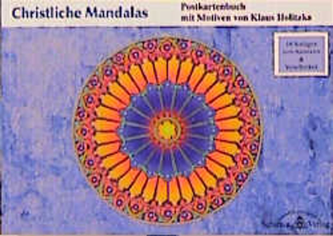 Christliche Mandalas. Mandala-Postkarten-Buch