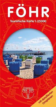 Föhr - Touristische Karte