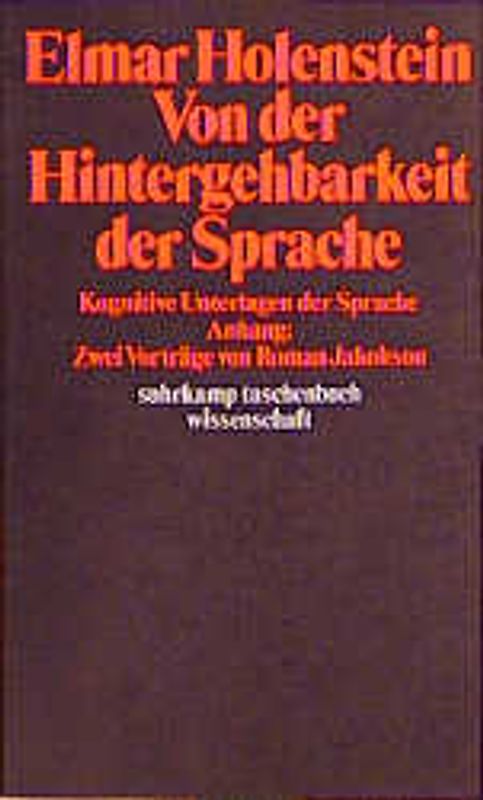 Von der Hintergehbarkeit der Sprache