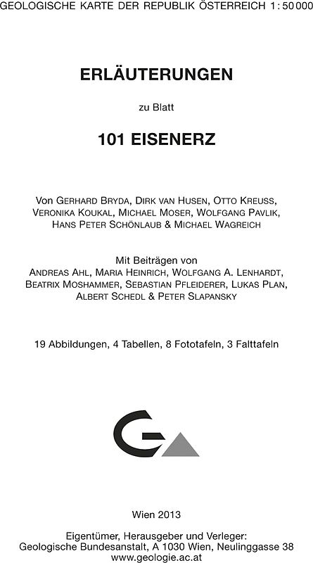Erläuterungen zu Blatt 101 Eisenerz