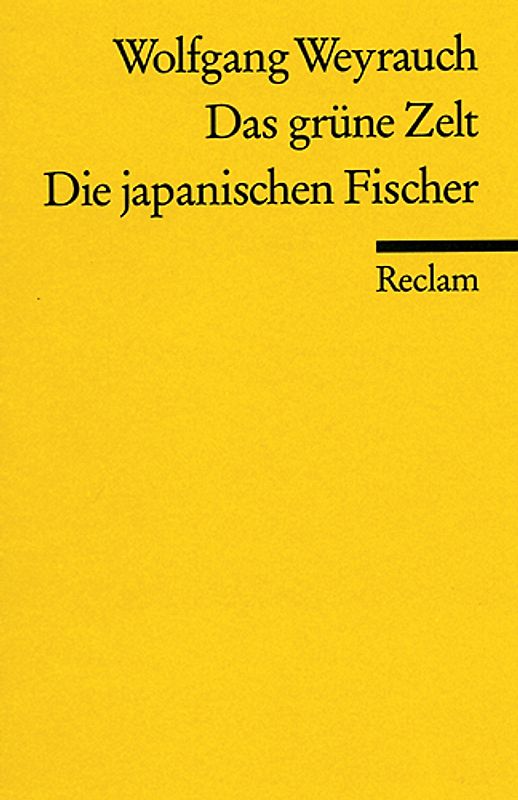 Das grüne Zelt. Die japanischen Fischer