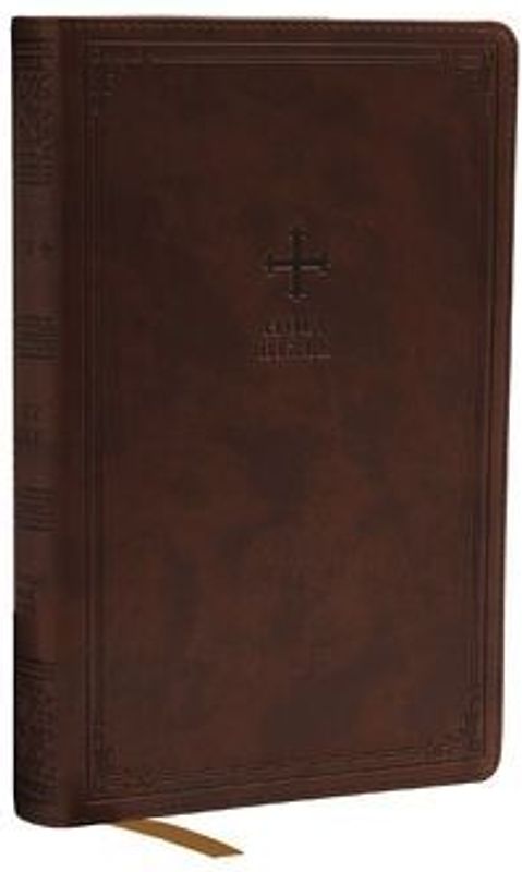 Nrsv, Catholic Bible, Gift Edition, Leathersoft, Brown, Comfort Print