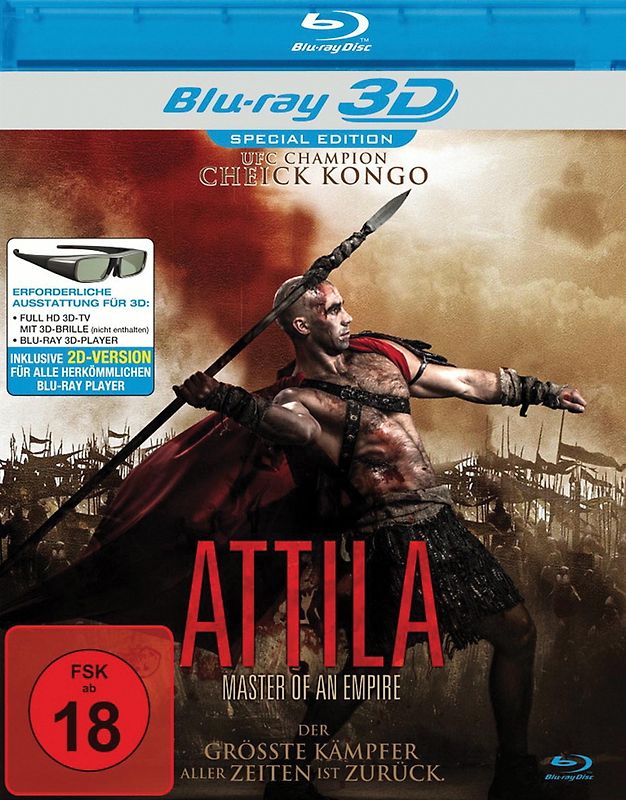 Attila-Master Of An Empire 3d Blu-Ray 3D Blu-ray Disc
